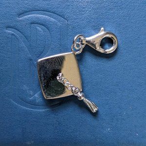 Sterling Silver Graduation Cap Charm from Blue Nile